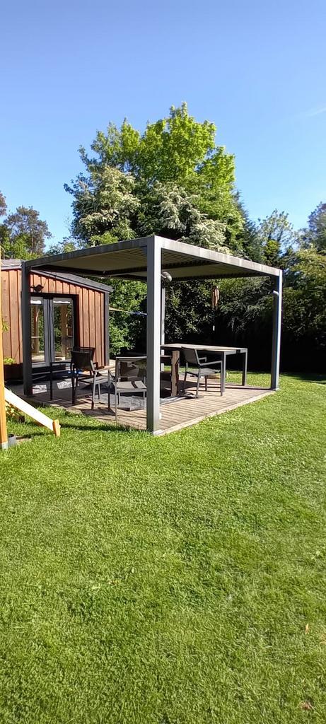 Pergola bioclimatique avec luminaire, Tuin en Terras, Zonneschermen, Ophalen