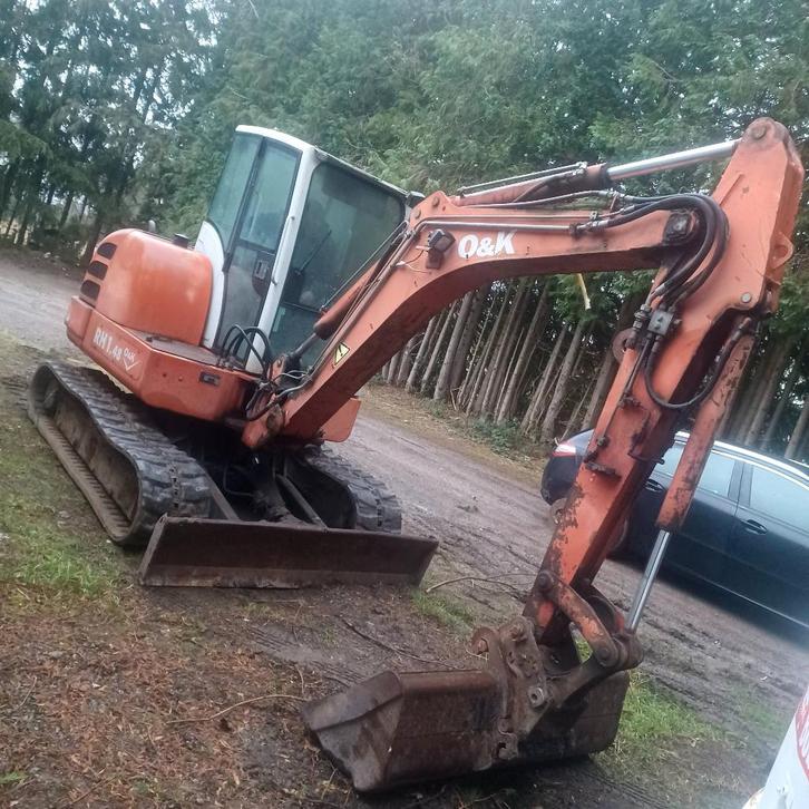 Mini pelle 0498 33 87 36, Articles professionnels, Machines & Construction | Grues & Excavatrices, Excavatrice, Enlèvement ou Envoi