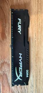 1x 16GB DDR4 Hyperx Fury geheugen, Computers en Software, RAM geheugen, Ophalen, DDR4, Zo goed als nieuw, Desktop