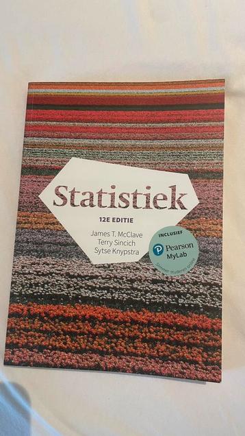 Statistiek 12de editie beschikbaar voor biedingen