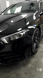 2018 Mercedes-Benz A 180 d Launch Edition Amg Line, Auto's, Adaptive Cruise Control, Cabriolet, Alcantara, Zwart