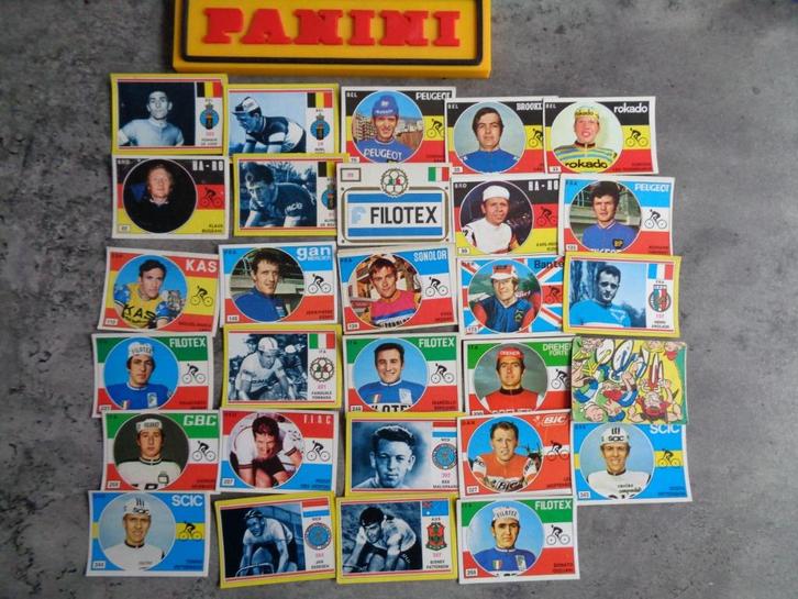 PANINI wielrennen stickers SPRINT 73  anno 1973  29x div.nrs, Hobby en Vrije tijd, Stickers en Plaatjes, Verzenden
