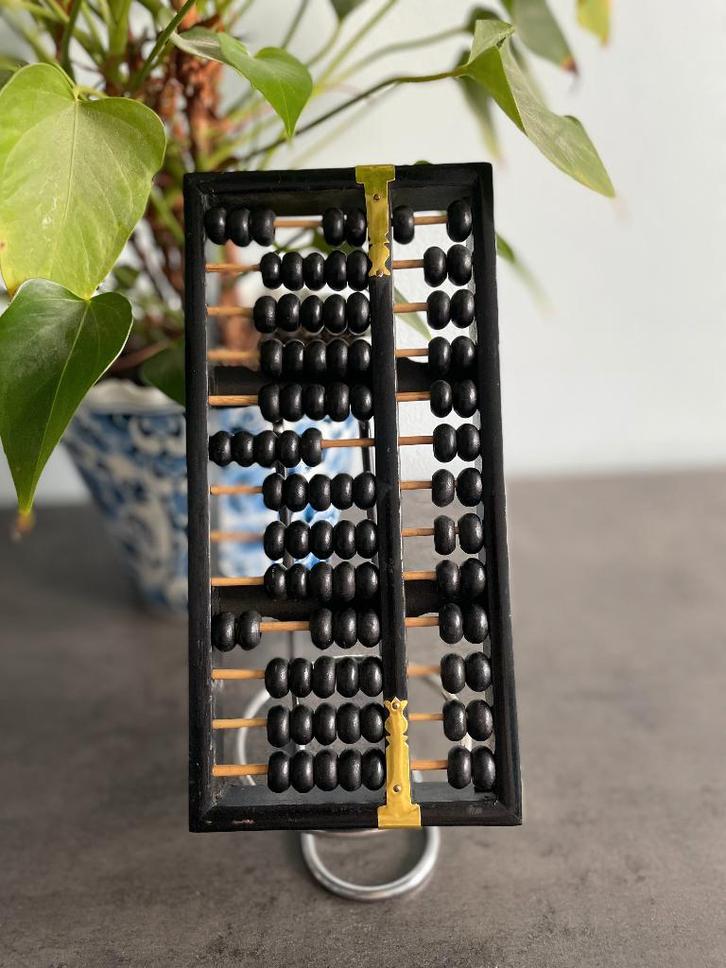 Vintage Chinese "suanpan" telraam, Antiek en Kunst, Curiosa en Brocante, Ophalen