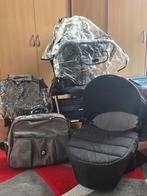 Lot poussette trio pouff sac à langer ,deux protège pluies, Ophalen of Verzenden, Kinderwagen