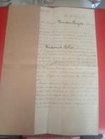 Oude akte 1903 leffinge, Antiek en Kunst, Ophalen of Verzenden