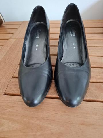 Zwarte Gabor pumps, maat 7. beschikbaar voor biedingen