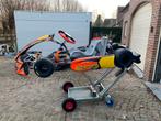 Crg kart met rotax max dd2 evo, Sport en Fitness, Karting, Ophalen, Zo goed als nieuw, Kart