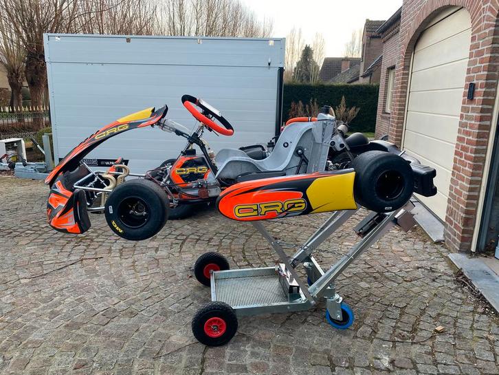 Crg kart met rotax max dd2 evo, Sport en Fitness, Karting, Zo goed als nieuw, Kart, Ophalen