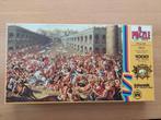 puzzel 1000 st - Schmidt - Raub der Sabinerinnen, Ophalen of Verzenden, 500 t/m 1500 stukjes, Zo goed als nieuw, Legpuzzel
