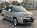 Fiat 500L 1.4i Lounge - 51.549KM - Airco - Bluetooth - Pano, Auto's, Fiat, Voorwielaandrijving, 4 deurs, Euro 6, Beige