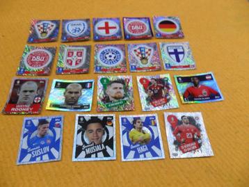 19 stickers silver parallel topps Euro 2024 à 1 € pièce