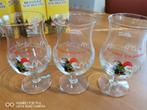 3 glazen Brasserie D'Achouffe + 3 coasters, Huis en Inrichting, Keuken | Servies, Ophalen, Glas of Glazen, Nieuw, Glas