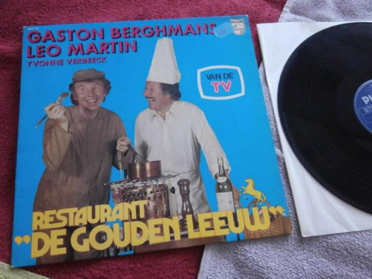 Gaston Berghmans & Leo Martin - Restaurant De Gouden Leeuw., Cd's en Dvd's, Vinyl | Nederlandstalig, 12 inch, Ophalen of Verzenden