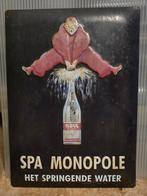 Reproduction d'un panneau d'affichage en émail par Spa Monop, Enlèvement ou Envoi, Utilisé, Panneau publicitaire