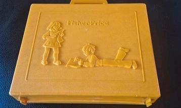Vintage  koffer Fischer Price 1980 beschikbaar voor biedingen