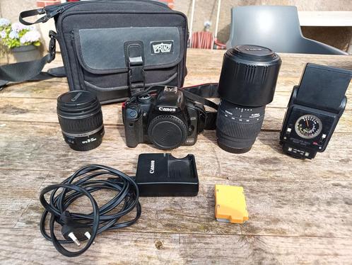 Kit complet appareil photo reflex numérique Canon, Audio, Tv en Foto, Fotocamera's Digitaal, Zo goed als nieuw, Spiegelreflex