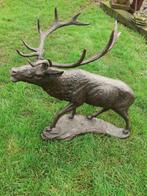 Prachtig bronzen beeld (het gebrul van het hert), Brons, Ophalen