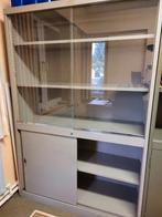 Metalen vitrinekast bureel MEWAF, Huis en Inrichting, Kasten | Roldeurkasten en Archiefkasten, Ophalen, Gebruikt, 100 tot 150 cm