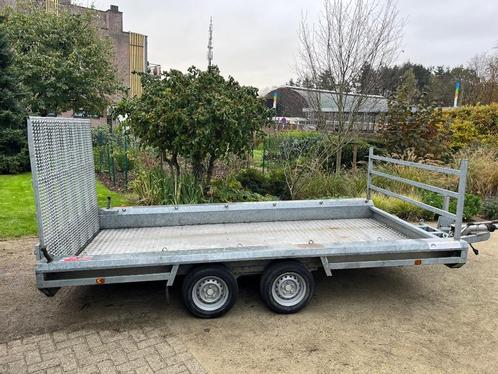 Machinetransporter aanhangwagen Hulco TERRAX-2 3500 kg, Auto diversen, Aanhangers en Bagagewagens, Zo goed als nieuw, Ophalen