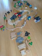 Houten treinsporen + accessoires, Kinderen en Baby's, Speelgoed | Houten speelgoed, Overige typen, Zo goed als nieuw, Ophalen
