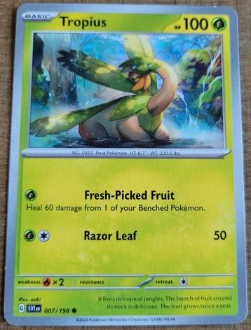 Tropius (007/198) beschikbaar voor biedingen