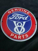 plaque emaille ford V8, Verzamelen, Ophalen of Verzenden