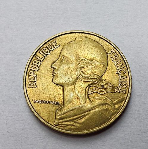Franse munt, 20 centimes uit 1970, Postzegels en Munten, Munten | Europa | Niet-Euromunten, Losse munt, Frankrijk, Ophalen of Verzenden