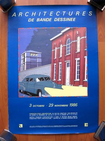 Affiche architectures de Bande dessinée - Goffin (1986)