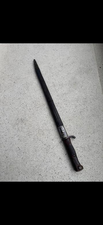 Wo1 Duitse s98 bajonet SAXON regiment !, Verzamelen, Militaria | Algemeen, Ophalen of Verzenden