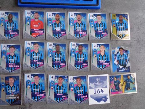 TOPPS     VOETBAL STICKERS CLUB BRUGGE CL2022/23 18X NIEUWST, Hobby en Vrije tijd, Stickers en Plaatjes, Verzenden