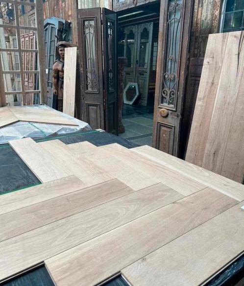 Parket vloeren houten eiken vloeren grote voorraad!!!, Huis en Inrichting, Stoffering | Vloerbedekking, Nieuw, Parket, Ophalen of Verzenden