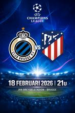 2 billets Club Bruges vs Atlético Madrid Nord 225