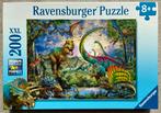 Ravensburger Puzzle Dinosaure 200 8+, Comme neuf, Enlèvement
