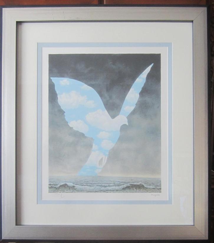 "La Grande famille" - René Magritte, Antiek en Kunst, Kunst | Litho's en Zeefdrukken, Ophalen