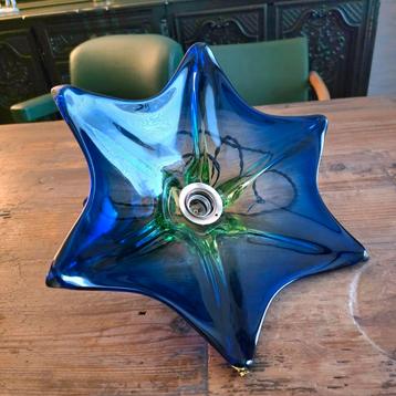 Vintage Murano glazen hanglamp. beschikbaar voor biedingen