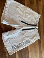 Witte short in badstof M Hollister, Maat 48/50 (M), Wit, Ophalen of Verzenden, Zo goed als nieuw