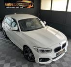BMW 118d Pack M 1e fabrieksgarantie 12 maanden, Auto's, BMW, 1995 cc, 4 cilinders, Wit, Leder