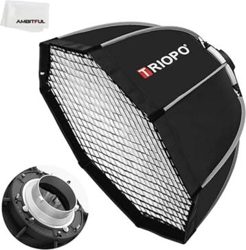 Boîte à lumière octogonale portable Triopo LIVRAISON GRATUIT, Envoi, Neuf, Lampe ou Kit de flash