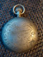 Oude zakhorloge, Handtassen en Accessoires, Horloges | Antiek, Zilver, Ophalen, Zakhorloge
