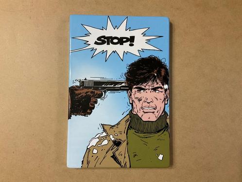 Rare plaque émaillée "Stop" de la Bd XIII, Verzamelen, Stripfiguren, Gebruikt, Plaatje, Poster of Sticker, Overige figuren, Ophalen