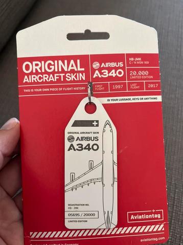 Aviationtag Swiss Airbus A340 – Limited Edition #5695 ️ beschikbaar voor biedingen