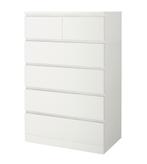 IKEA Malm ladekast 6 lades – 80x123x48 cm – nieuwstaat – weg, Huis en Inrichting, Kasten | Ladekasten, Ophalen, Nieuw