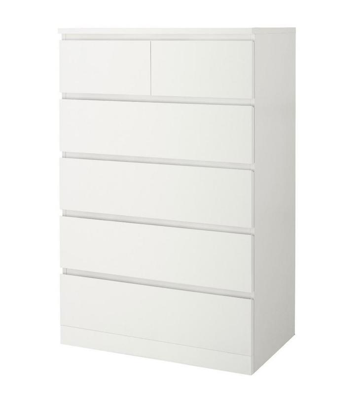 IKEA Malm ladekast 6 lades – 80x123x48 cm – nieuwstaat – weg, Huis en Inrichting, Kasten | Ladekasten, Nieuw, Ophalen