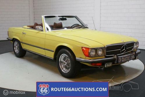 Mercedes 450SL Cabriolet 1973 | Route 66 auctions, Auto's, Oldtimers, Bedrijf, Te koop, Open dak, Mercedes-Benz, Benzine, Cabriolet