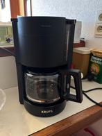 Krups pro aroma koffiezetapparaat zwart - 15 tassen, Café moulu, Comme neuf, 10 tasses ou plus, Enlèvement