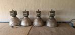 4 industriele lampen, Ophalen