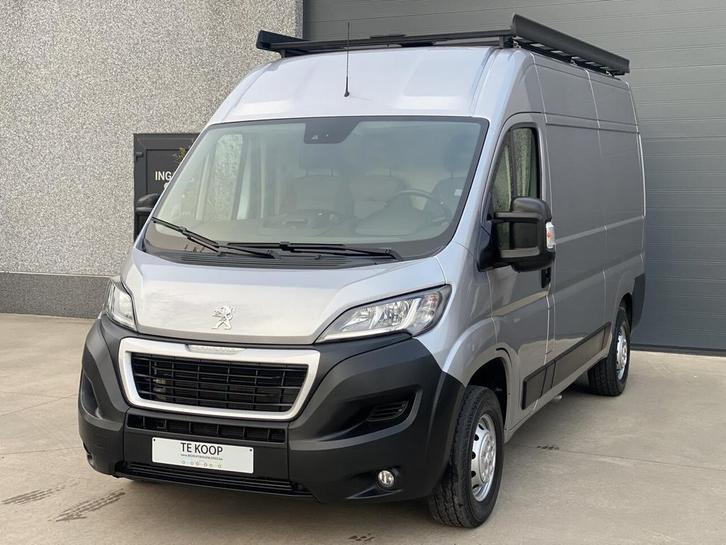 Peugeot Boxer L2h2-165pk-dakdrager-trekhaak-18990€+BTW, Auto's, Bestelwagens en Lichte vracht, Bedrijf, Airconditioning, Bluetooth