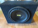 Subwoofer in gesloten kist, Auto diversen, Autospeakers, Ophalen of Verzenden, Gebruikt