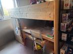 Steiger houten bed met bureau., Ophalen, Zo goed als nieuw
