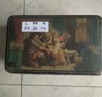 BLIKKEN DOOS lam gods vintage, Verzamelen, Ophalen, Gebruikt